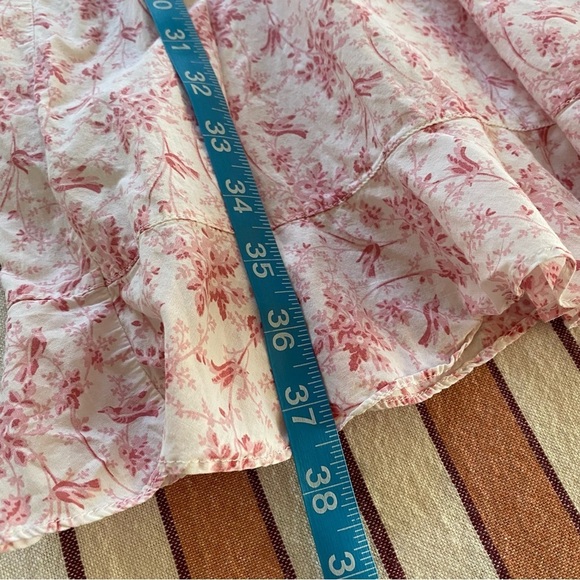 Vintage Laura Ashley Pink Floral Shabby Chic Cottage Core Mini 90’s Dress - Picture 15 of 15